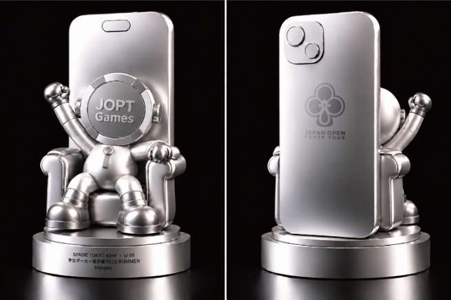 JOPT Games Merges 優勝トロフィー デザイン