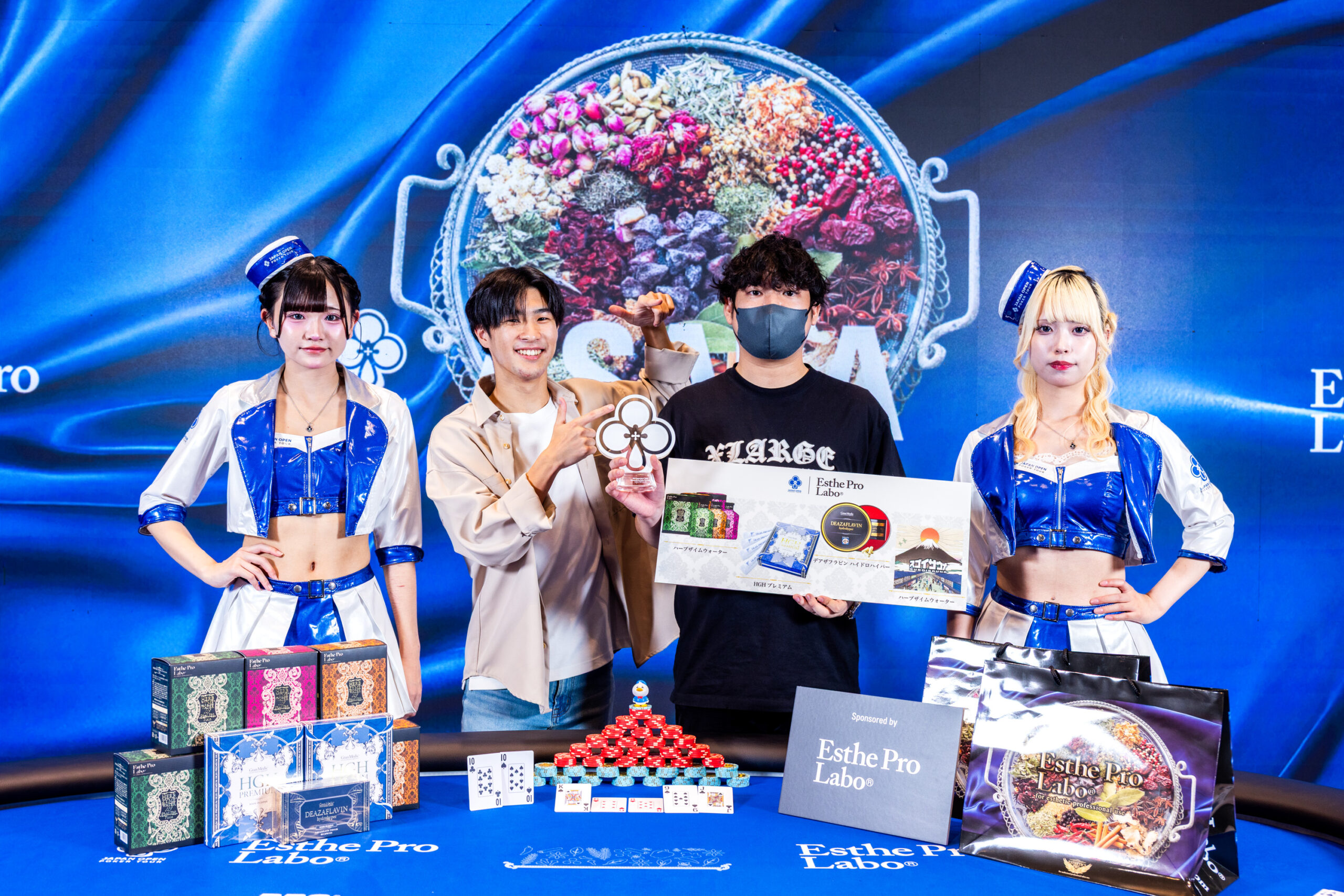 Esthe Pro Labo® 協賛 NLH Superstack Turbo 優勝 ASAKAさん