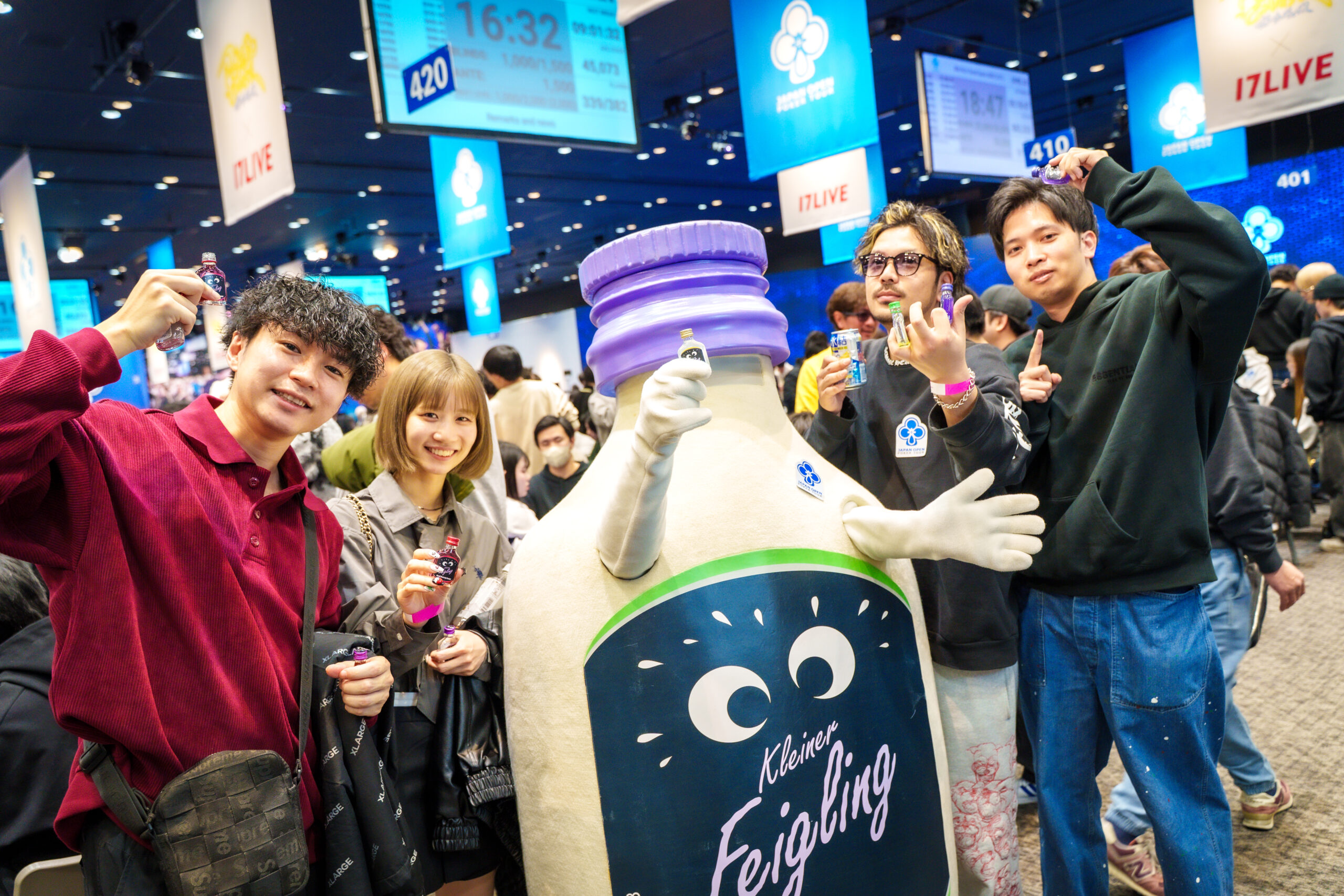 クライナーくんとの記念撮影