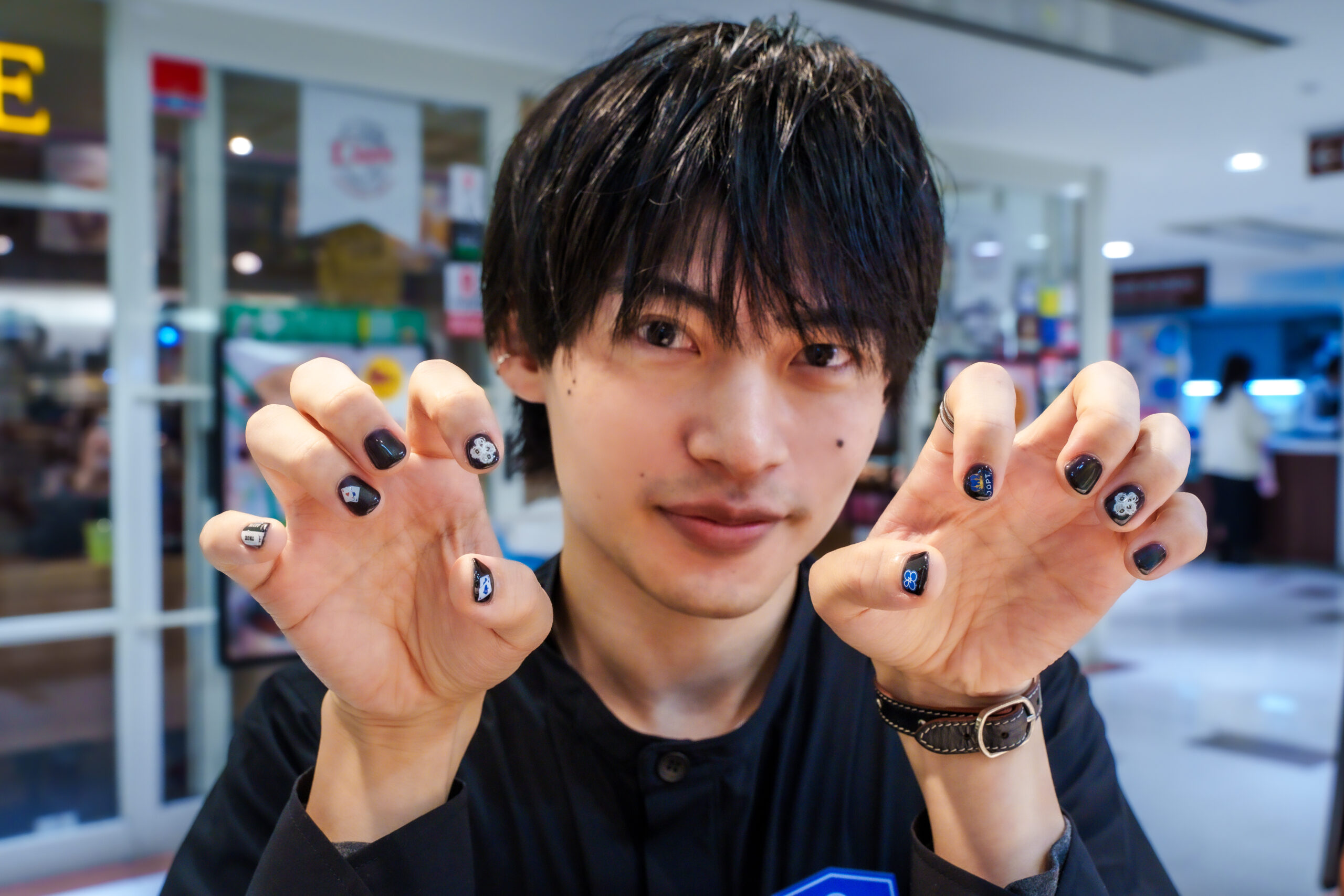 ネイルパフェでのネイル施術後の様子
