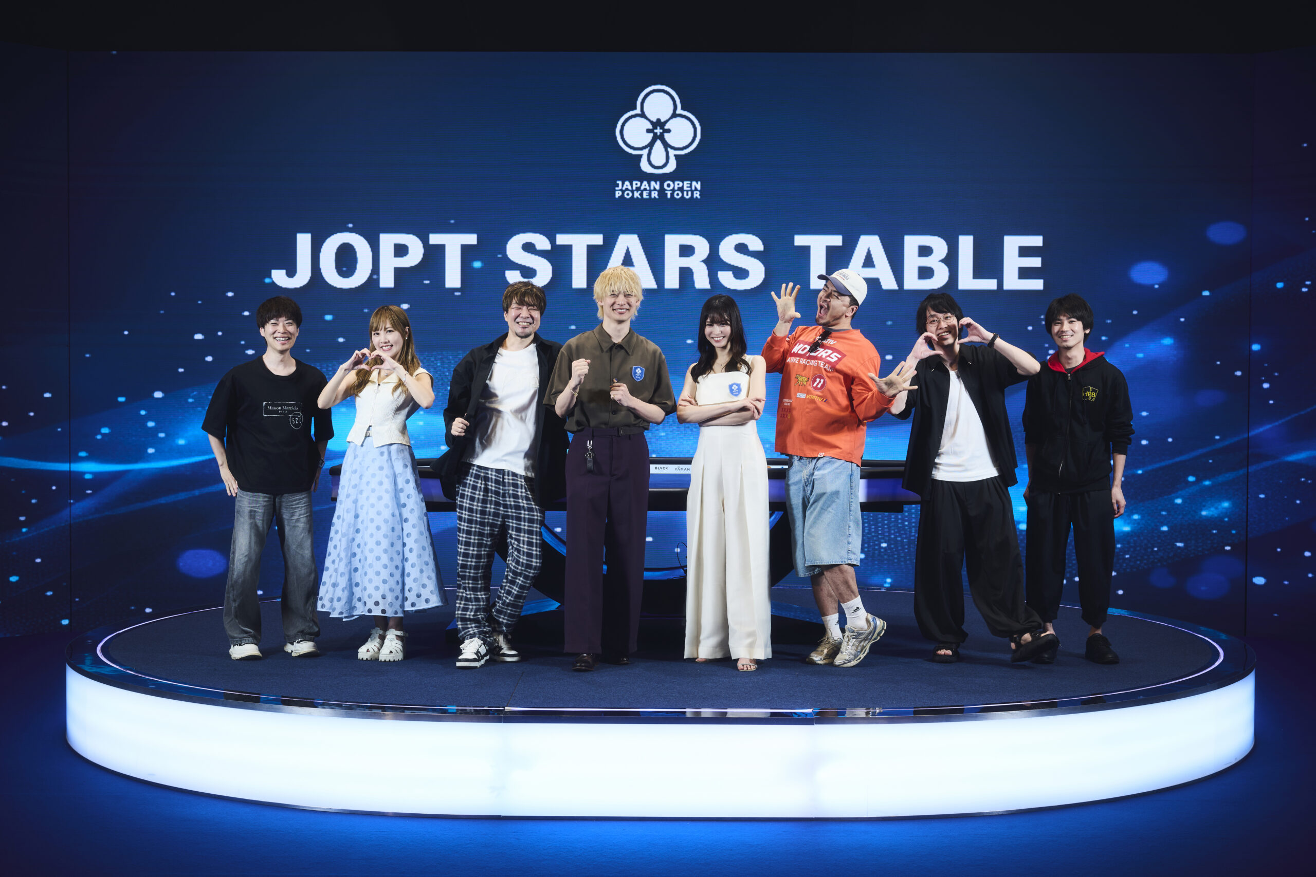 JOPT 2026 Tokyo #02 JOPT STARS TABLEに出場した8名のプレイヤー